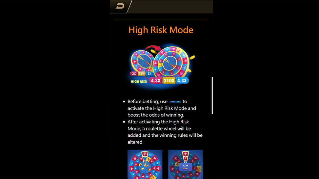 High-Risk Mode of the JILI Wheel